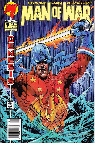 Man of War (1993) issue 7-B Newsstand Edition / Price Variant