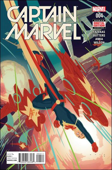 Captain Marvel (2016) issue 4 Kris Anka Cover