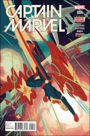 Captain Marvel (2016) issue 4 Kris Anka Cover