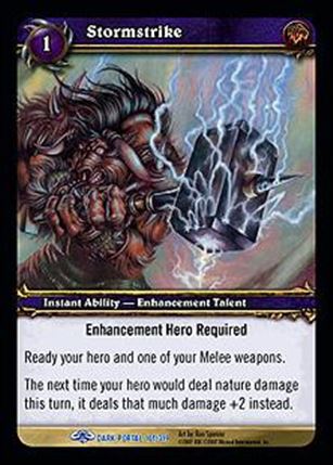 World of Warcraft: Through the Dark Portal (Base Set) card 101 Stormstrike