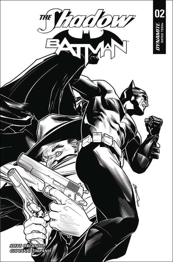 Shadow / Batman issue 2-I Brandon Peterson 1:40 Black and White Cover