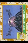 Desert Storm: Series 1 (Base Set) card 80 In Flight with A-7s