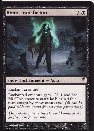 Magic the Gathering: Coldsnap (Base Set) card 68 Rime Transfusion
