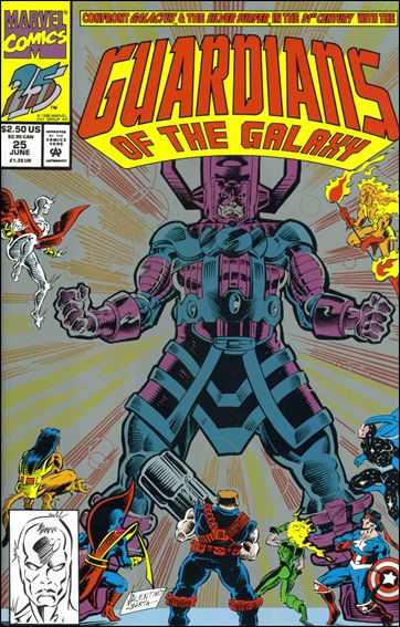Guardians of the Galaxy (1990) issue 25-B Standard Cardstock Cover