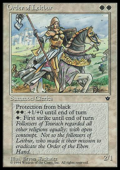 Magic the Gathering: Fallen Empires (Base Set) card 16 Order of Leitbur
