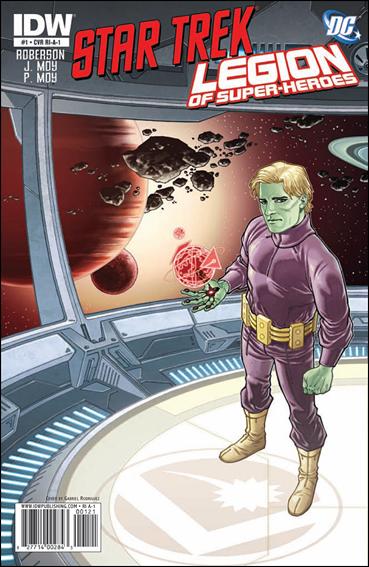 Star Trek/Legion of Super-Heroes issue 1-C Gabriel Rodriguez 1:10 "Brainiac 5" Cover