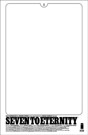 Seven to Eternity issue 1-D Blank/Sketch Cover
