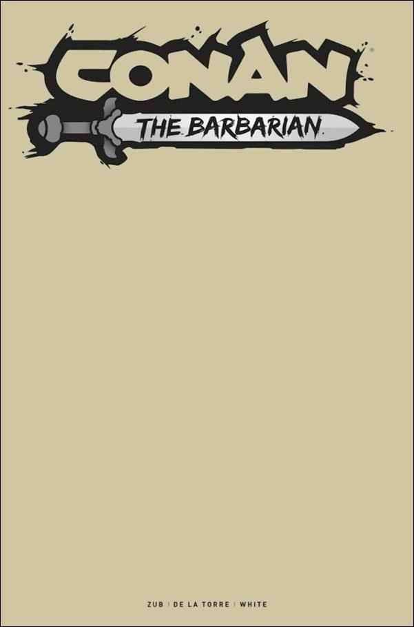 Conan the Barbarian (2023) issue 9-E Blank Sketch Cover