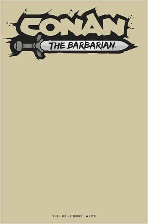 Conan the Barbarian (2023) issue 9-E Blank Sketch Cover