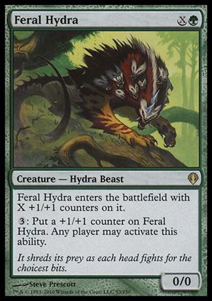 Magic the Gathering: Archenemy (Base Set) card 53 Feral Hydra