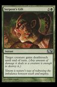 Magic the Gathering: 2013 Core Set (Base Set) card 190 Serpent's Gift