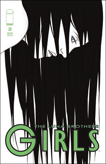 Girls issue 2-C Black & White Looking Down Cover (3rd Printing)
