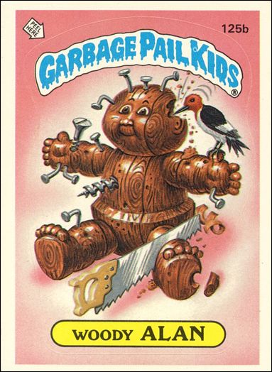 Garbage Pail Kids: Series 04 (Base Set) card 125b Woody Alan