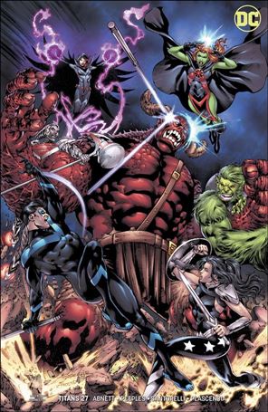 Titans (2016) issue 27-B Jose Luis Cover