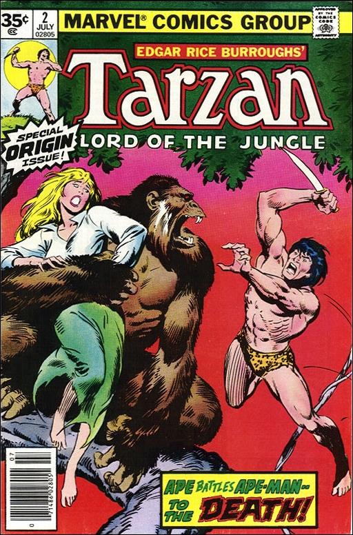 Tarzan (1977) issue 2-B 35 Cent Price Cover