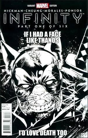 Infinity issue 1-J Mark Brooks 1:Store Black & White Party Cover