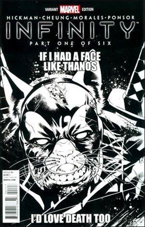 Infinity issue 1-J Mark Brooks 1:Store Black & White Party Cover