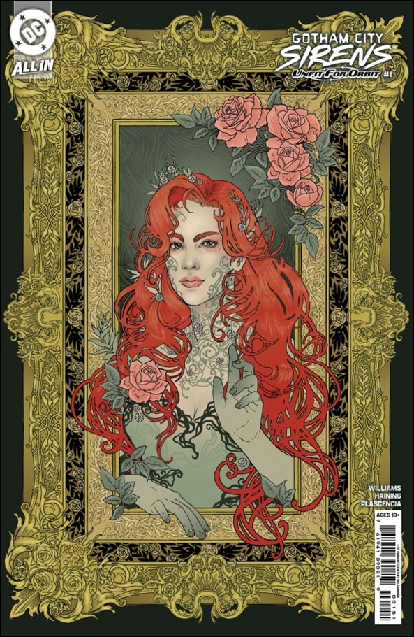 Gotham City Sirens: Unfit for Orbit issue 1-F Helen Mask 1:25 Cardstock Cover