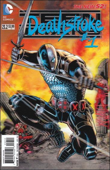 Teen Titans (2011) issue 23.2-C Deathstroke 3D Cover (2nd Printing)