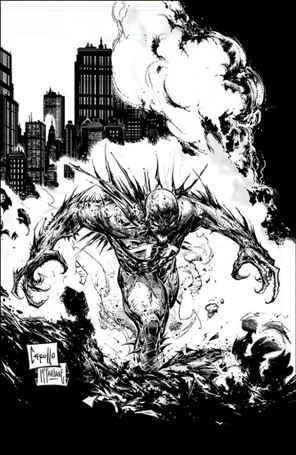 Spawn issue 313-D Greg Capullo 1:5 B&W Virgin Cover