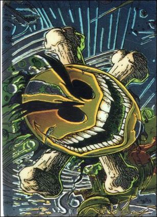 Evil Ernie Series II Chromium: Glow in the Dark (Base Set) card 33 Smiley Fights Back!  