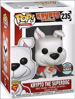 POP! Heroes figure 235 Krypto the Superdog Funko Specialty Series