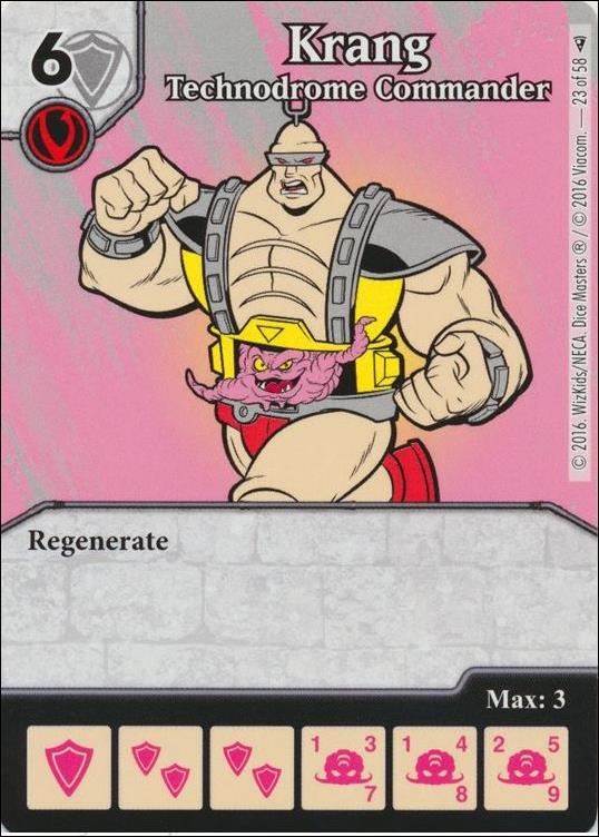 Dice Masters Teenage Mutant Ninja Turtles  card 23 Krang - Technodrome Commander
