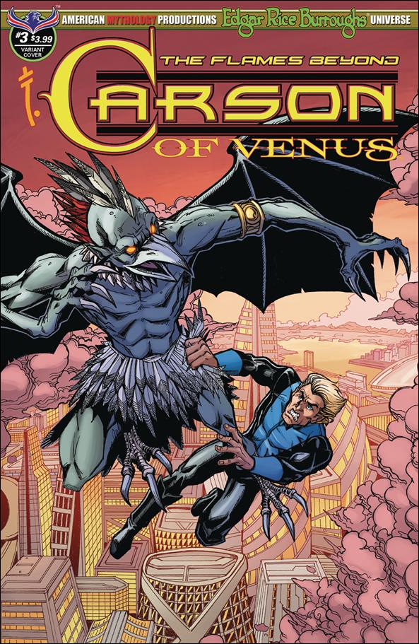 Edgar Rice Burroughs' Carson of Venus: The Flames Beyond issue 3-B Puis Calzada Cover