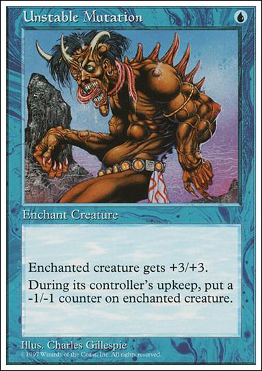 Magic the Gathering: 5th Edition (Base Set) card 131 Unstable Mutation
