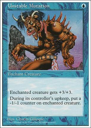 Magic the Gathering: 5th Edition (Base Set) card 131 Unstable Mutation