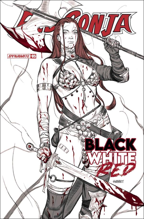 Red Sonja: Black White Red issue 5-B Joshua "Sway" Swaby Cover