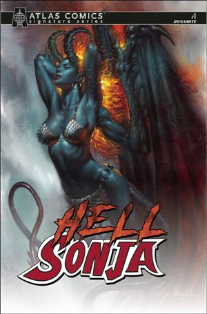 Hell Sonja issue 1-V Lucio Parrillo Atlas Cover (Chris Hastings Signed)