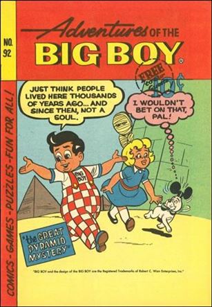 Adventures of the Big Boy issue 92-B West Coast Cover