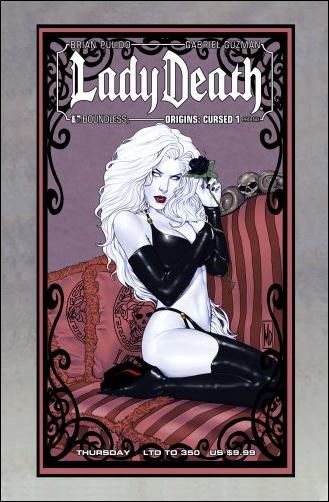 Lady Death Origins: Cursed issue 1-E Phoenix Comicon Thursday Cover 1/350
