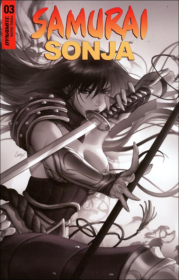 Samurai Sonja issue 2-J Leirix Li 1:10 Black & White Cover