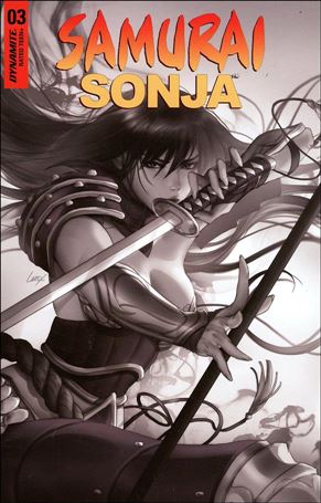 Samurai Sonja issue 2-J Leirix Li 1:10 Black & White Cover