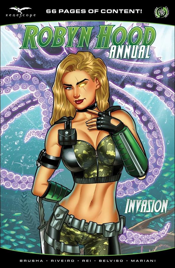 Robyn Hood Annual: Invasion issue nn-C Derlis Santacruz Cover