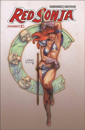 Red Sonja (2023) issue 10-C Joseph Michael Linsner Cover