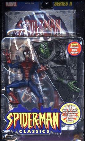 Spider-Man Classics (Series 2) figure 4-B Battle Damaged Spider-Man (with Foil Poster)