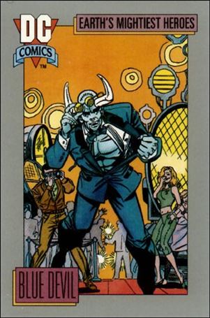 DC Cosmic Cards (Base Set) card 37 Blue Devil