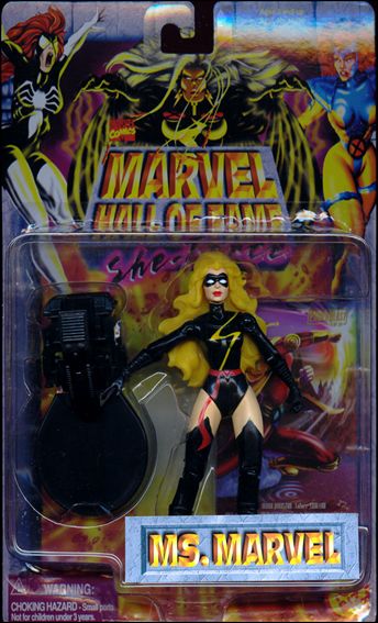 Marvel Hall of Fame (Series 3) figure 5 Ms. Marvel (Black Costume)