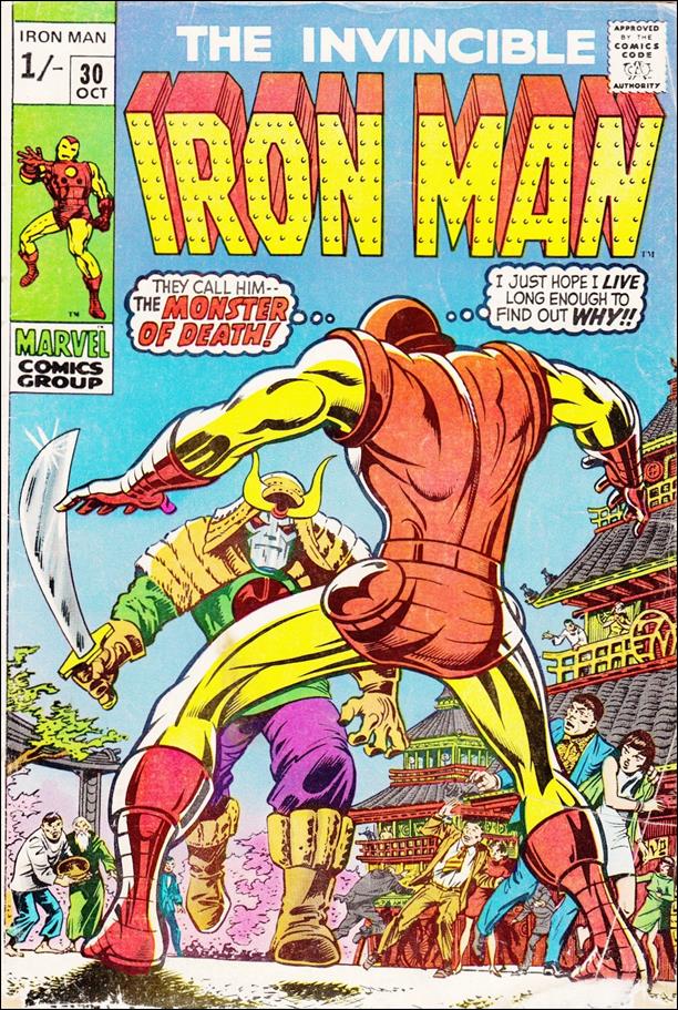 Iron Man (1968) issue 30-B UK Price Cover