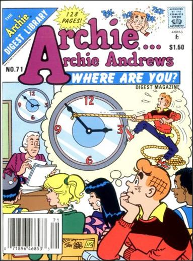 Archie…Archie Andrews, Where Are You Comics Digest Magazine issue 71