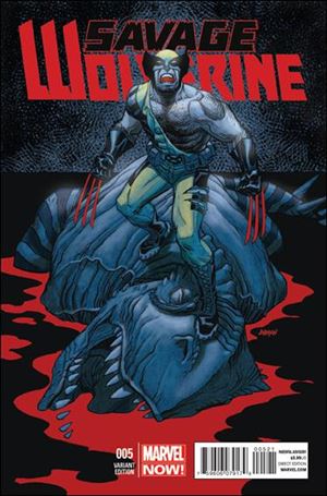 Savage Wolverine issue 5-B Dave Johnson 1:50 Cover