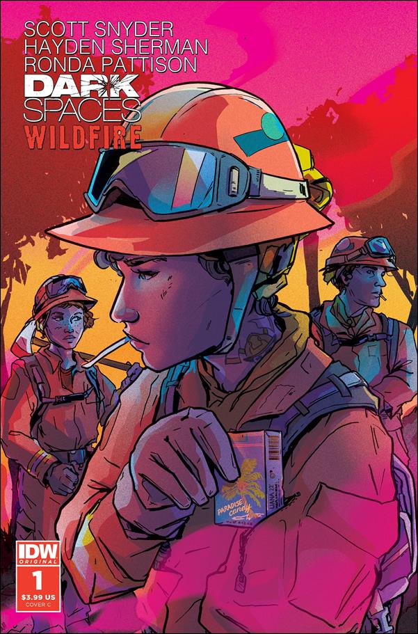 Dark Spaces: Wildfire issue 1-C Liana Kangas Cover