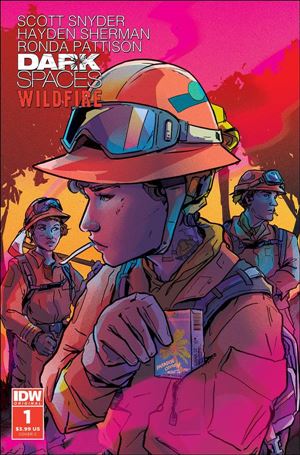 Dark Spaces: Wildfire issue 1-C Liana Kangas Cover