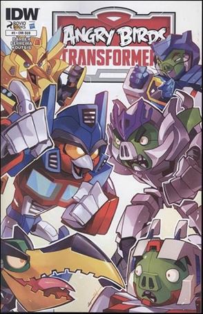Angry Birds Transformers issue 3-B Sarah Stone Subscription Cover