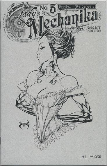 Lady Mechanika issue 5-E Joe Benitez Grey Edition 1/250