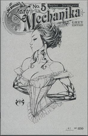 Lady Mechanika issue 5-E Joe Benitez Grey Edition 1/250