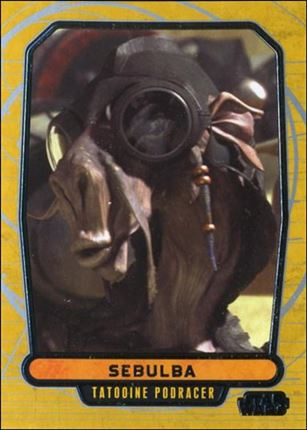 Star Wars Galactic Files (Base Set) card 11 Sebulba Tatooine Podracer